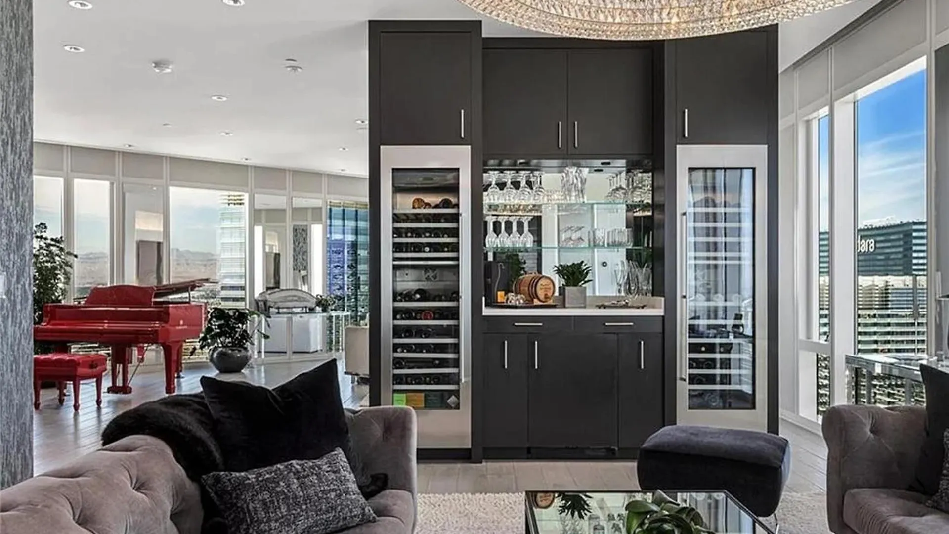 라스베이거스 Lavish High-Floor Penthouse With Panoramic Views 아파트
